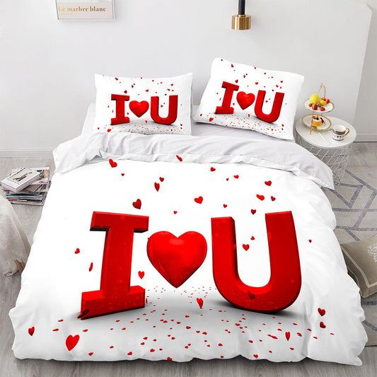 valentine's day comforter set