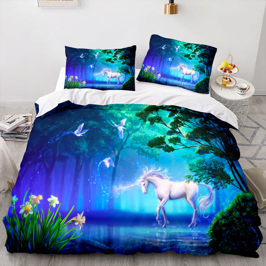 unicorn bed set