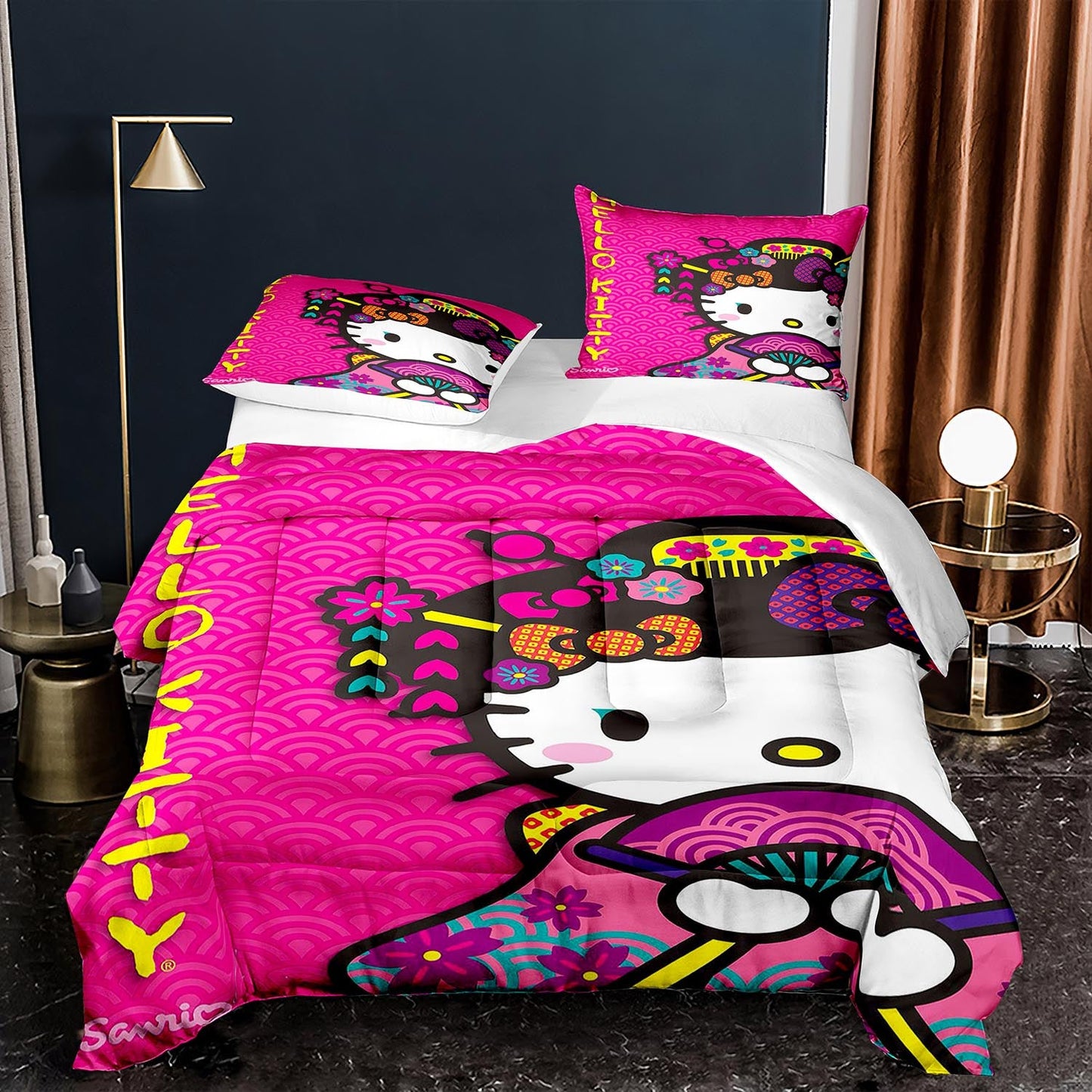 hello kitty bed set