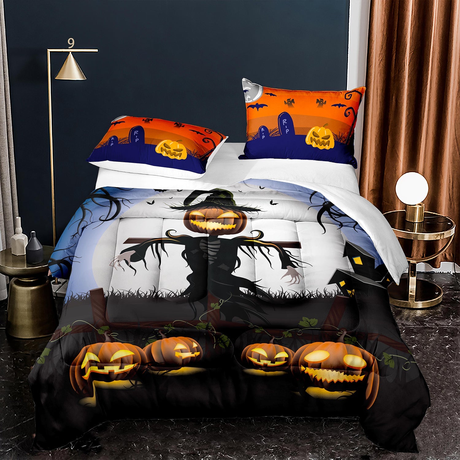 halloween bedding