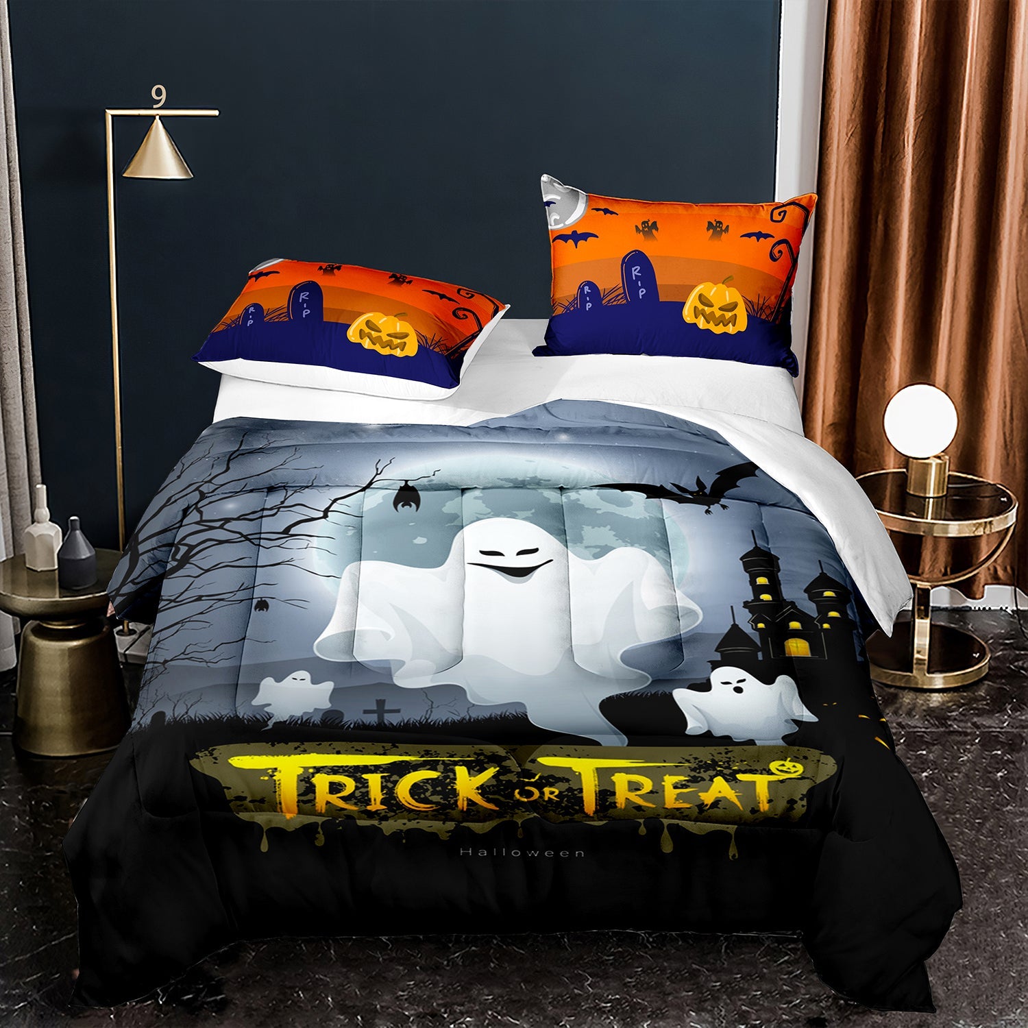 halloween bedding