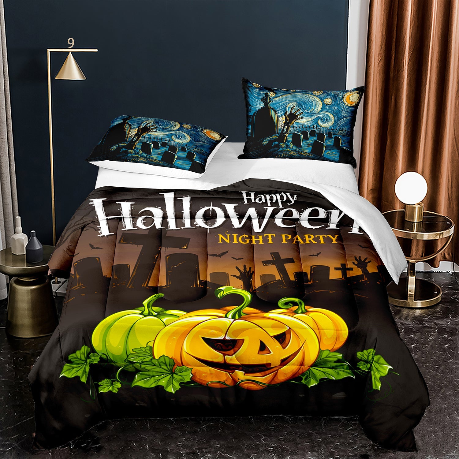 halloween bedding