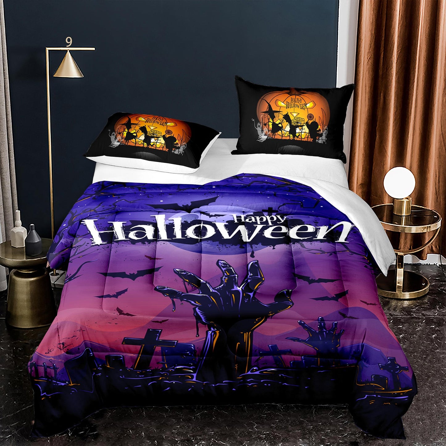 halloween bedding