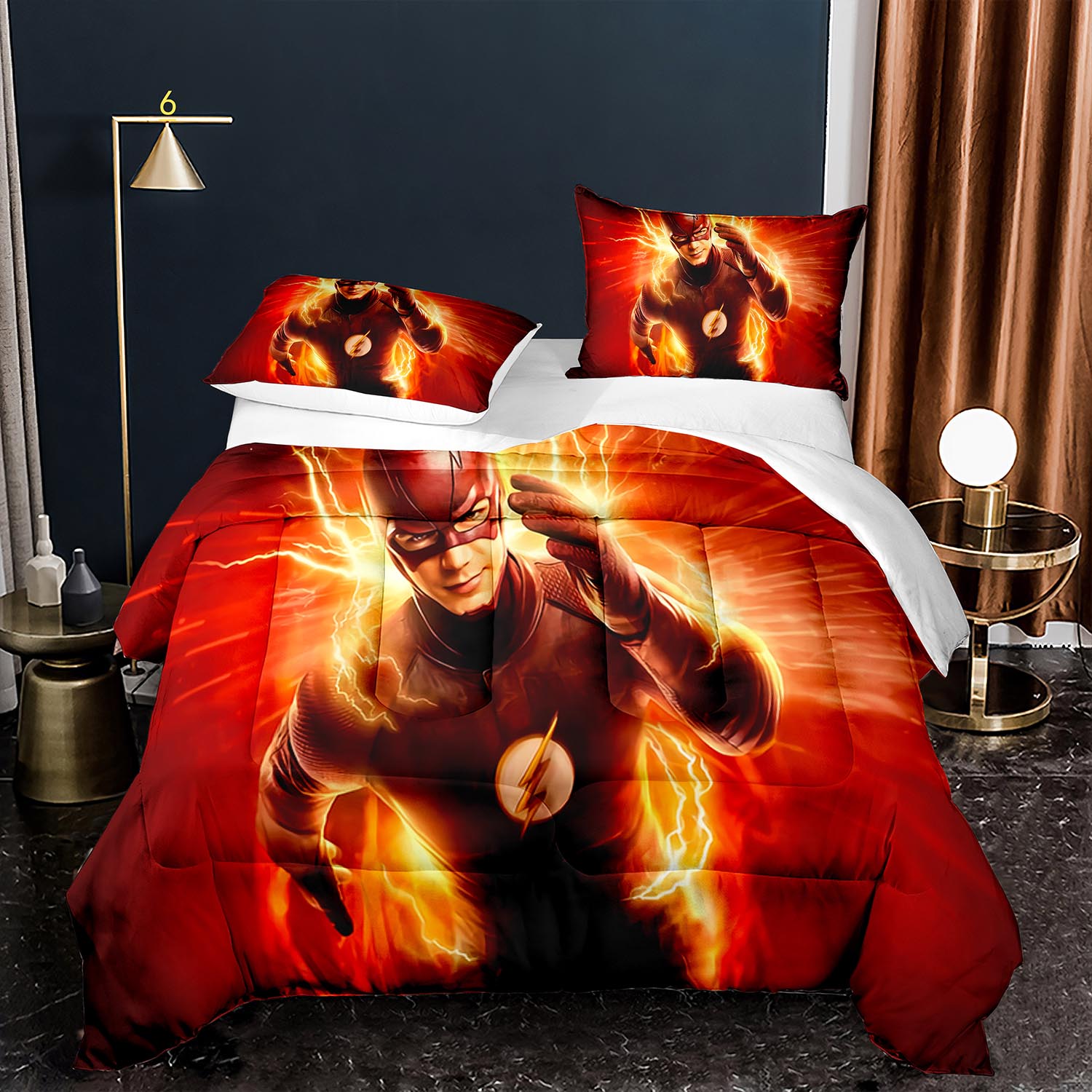 the flash bed comforter