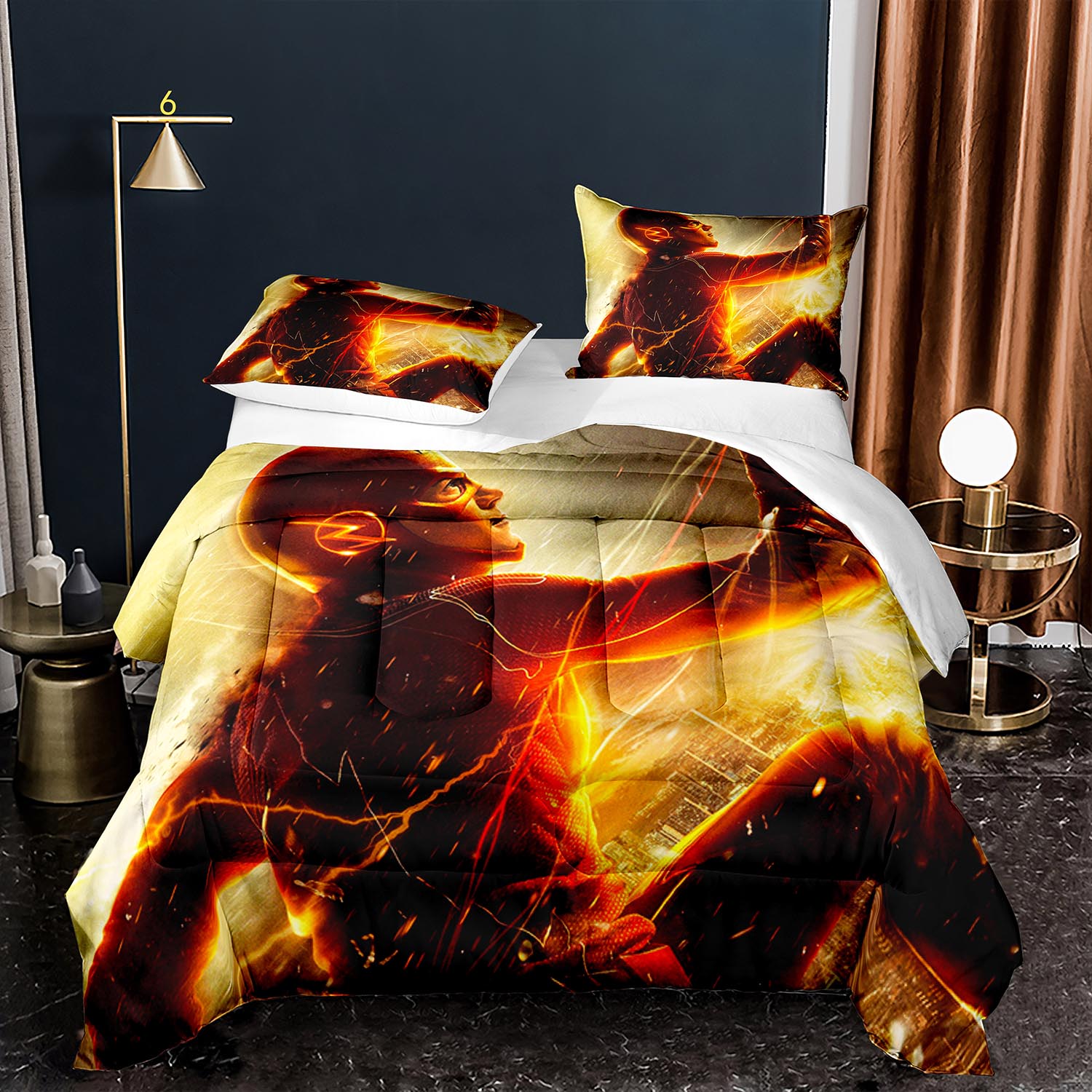 the flash bed comforter