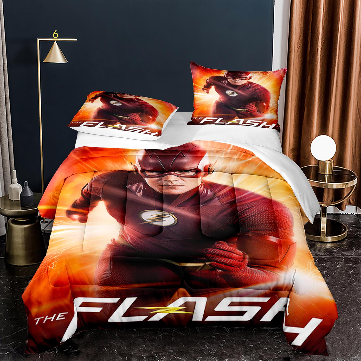 the flash bed comforter