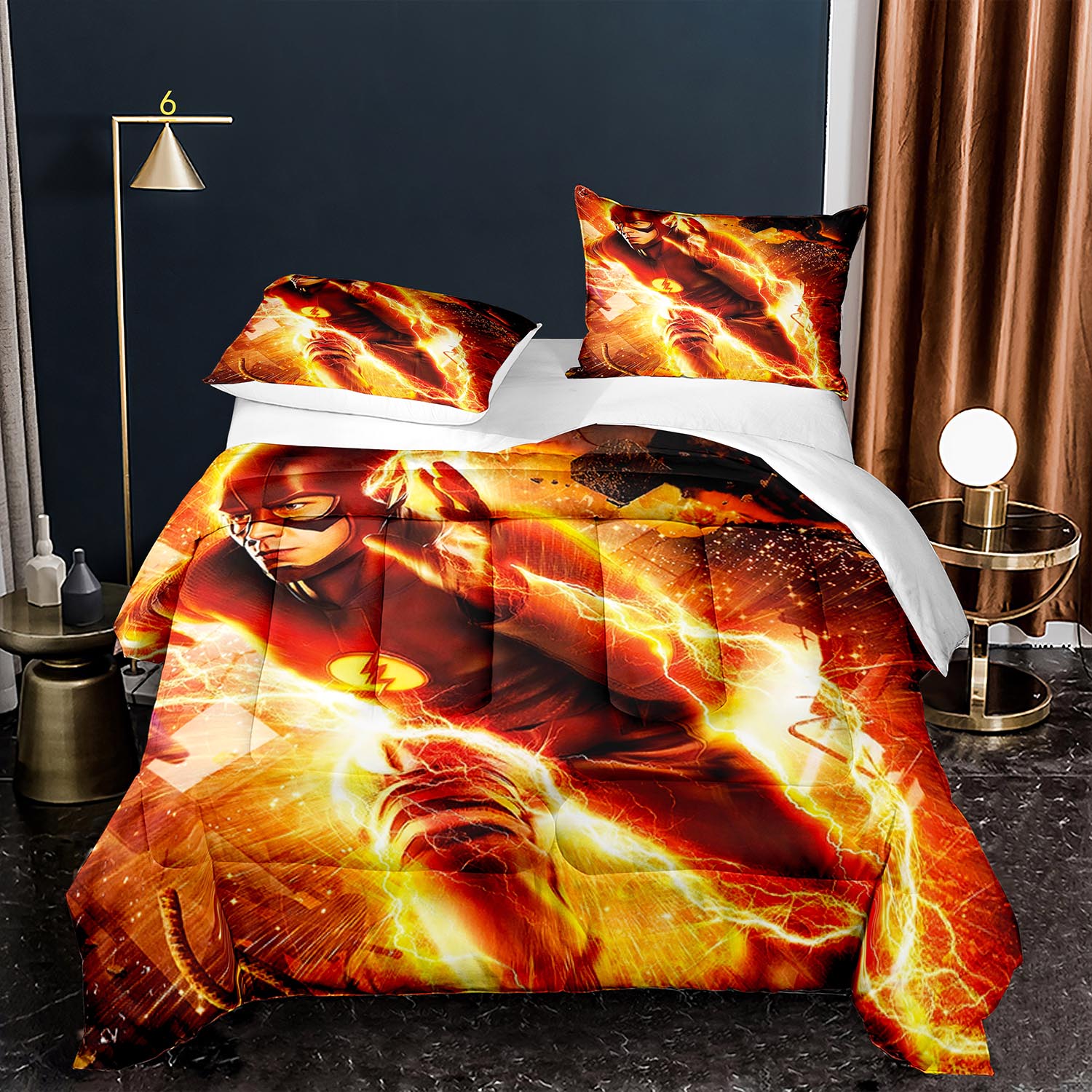 the flash bed comforter