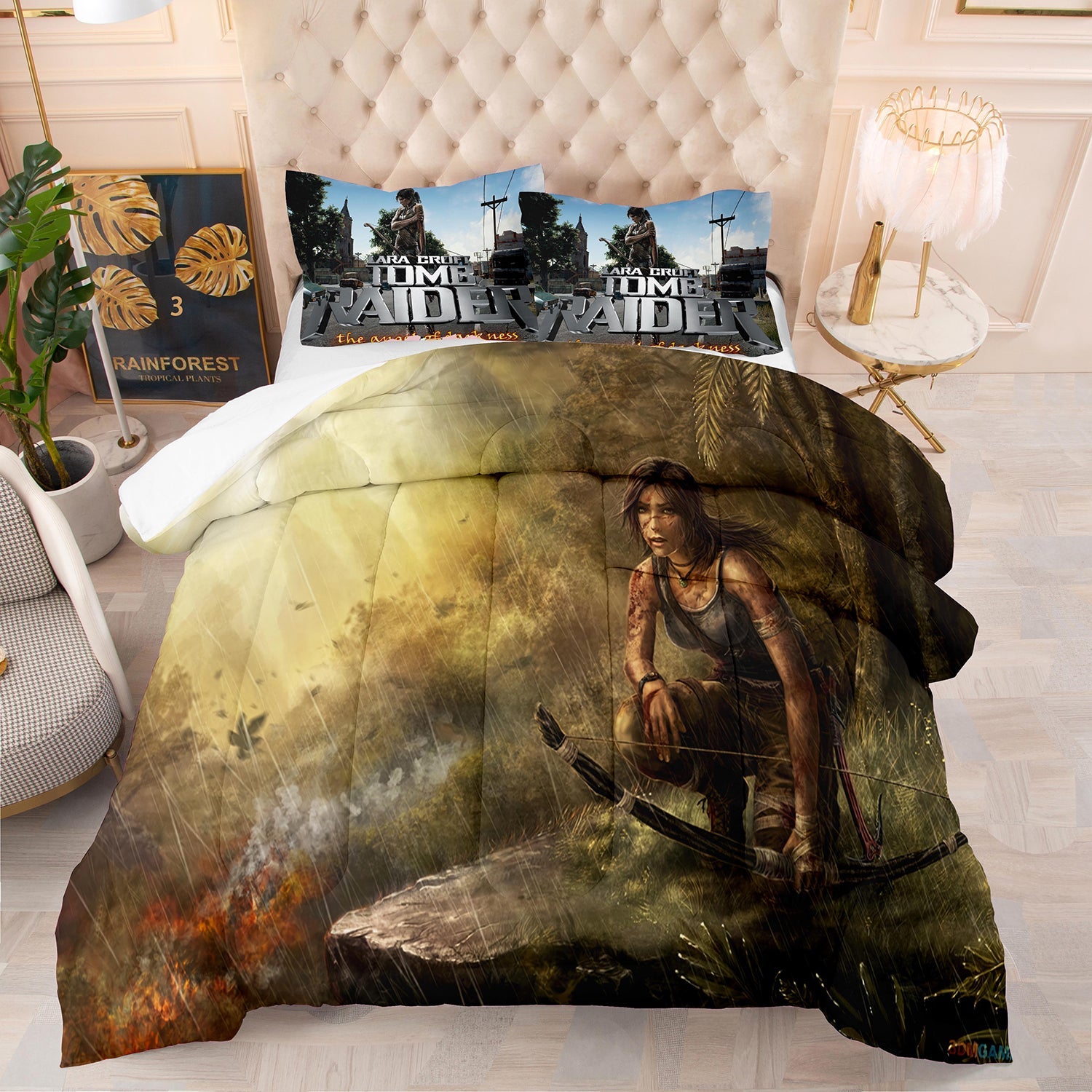 tomb raider bedding