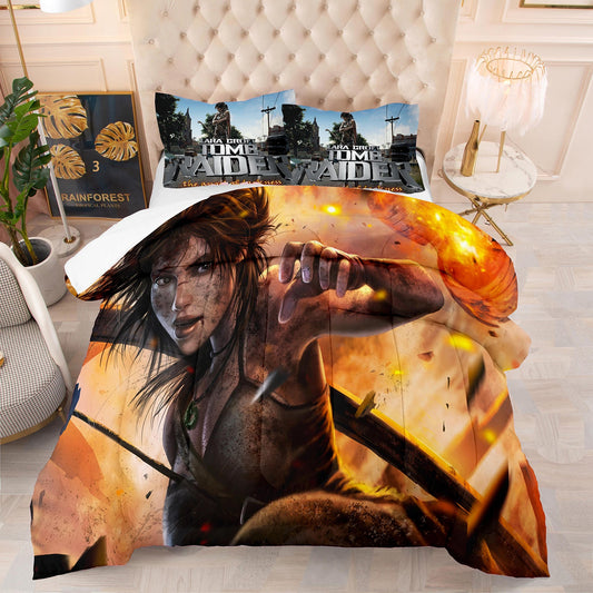 tomb raider bedding