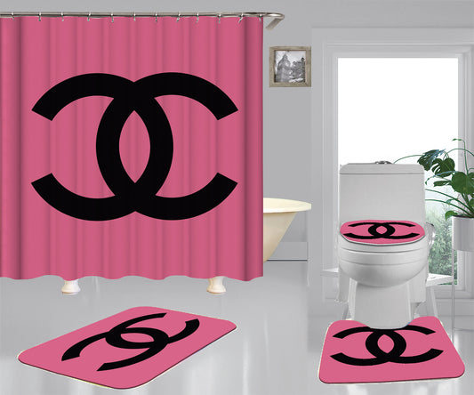 chanel shower curtain