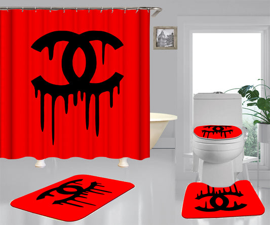 chanel chower curtain