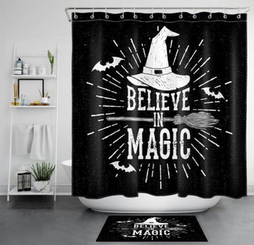 Halloween shower curtain