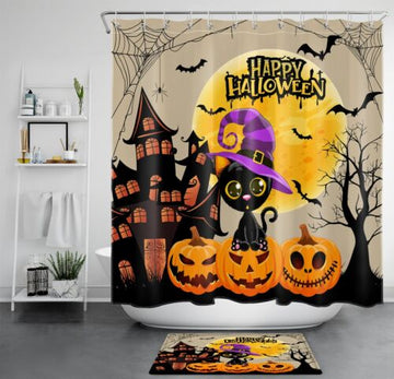 Halloween shower curtain 