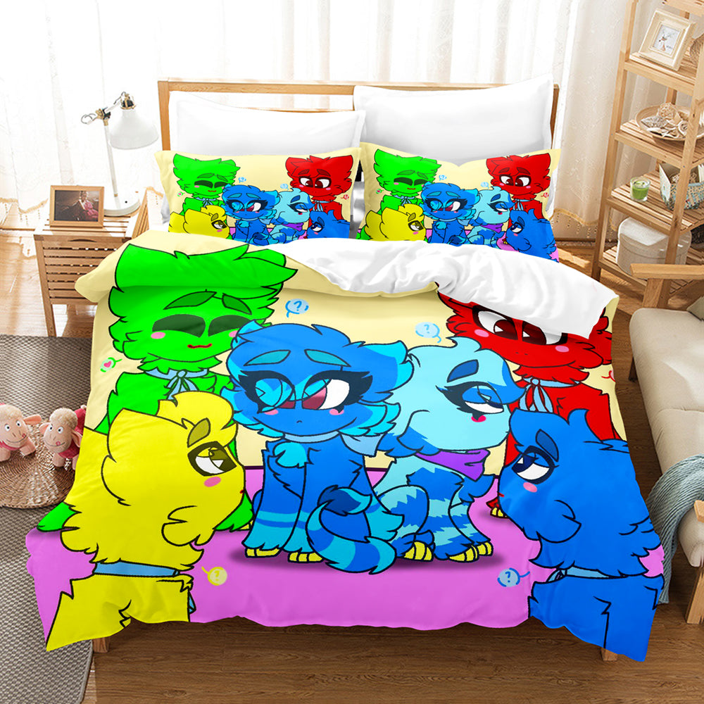 huggy wuggy bed set