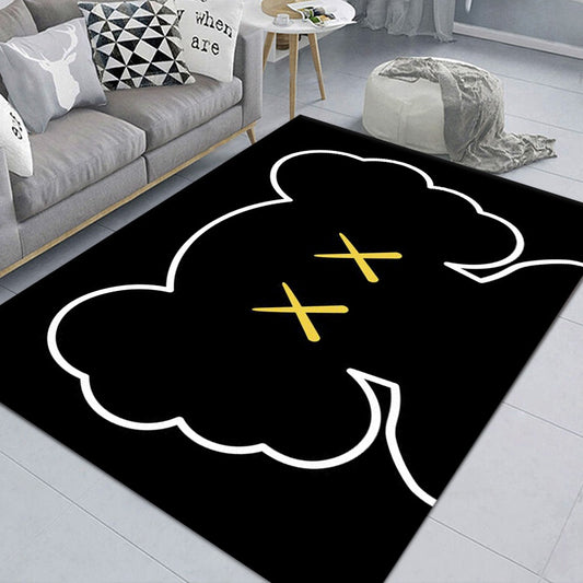 kaws area rug