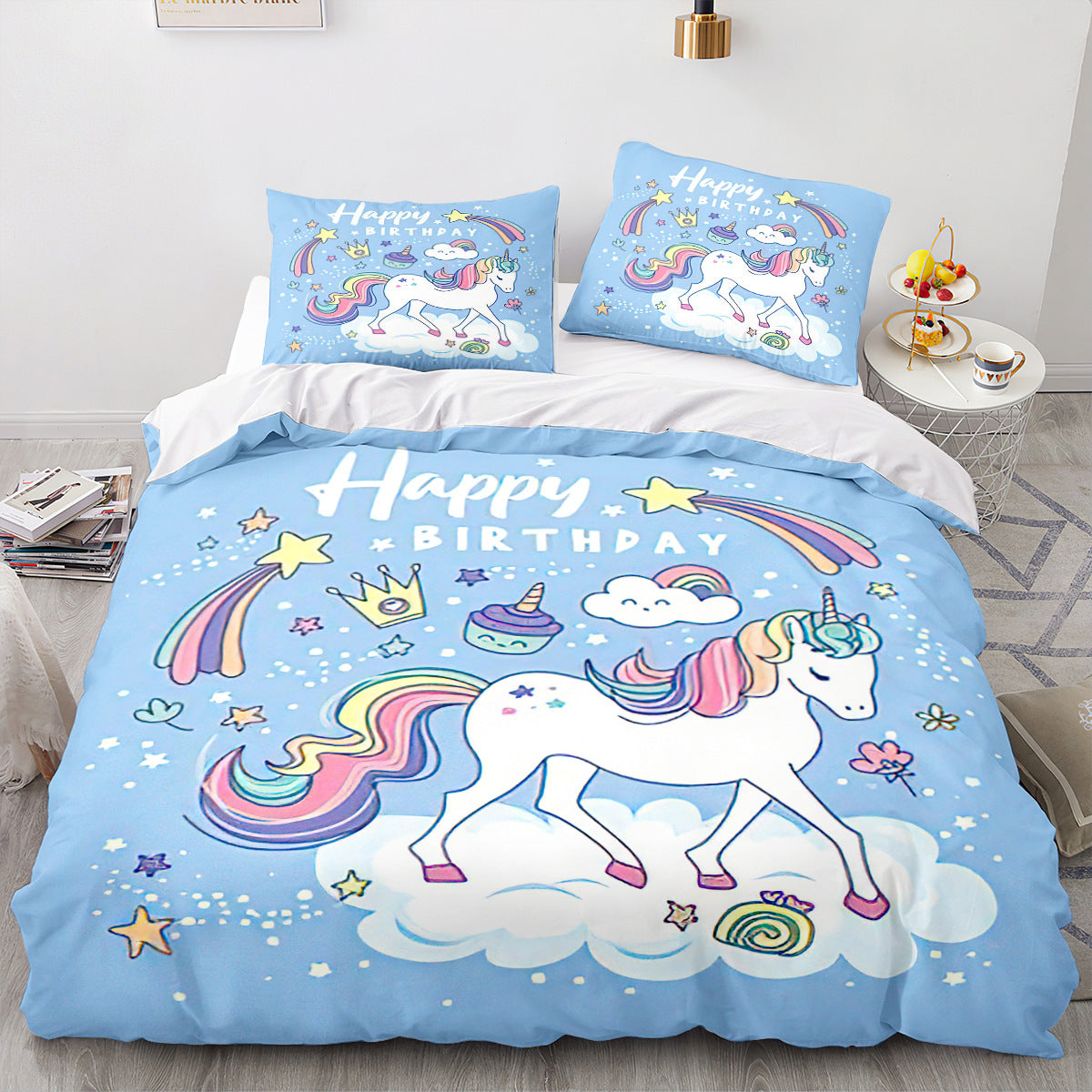 unicorn bed set