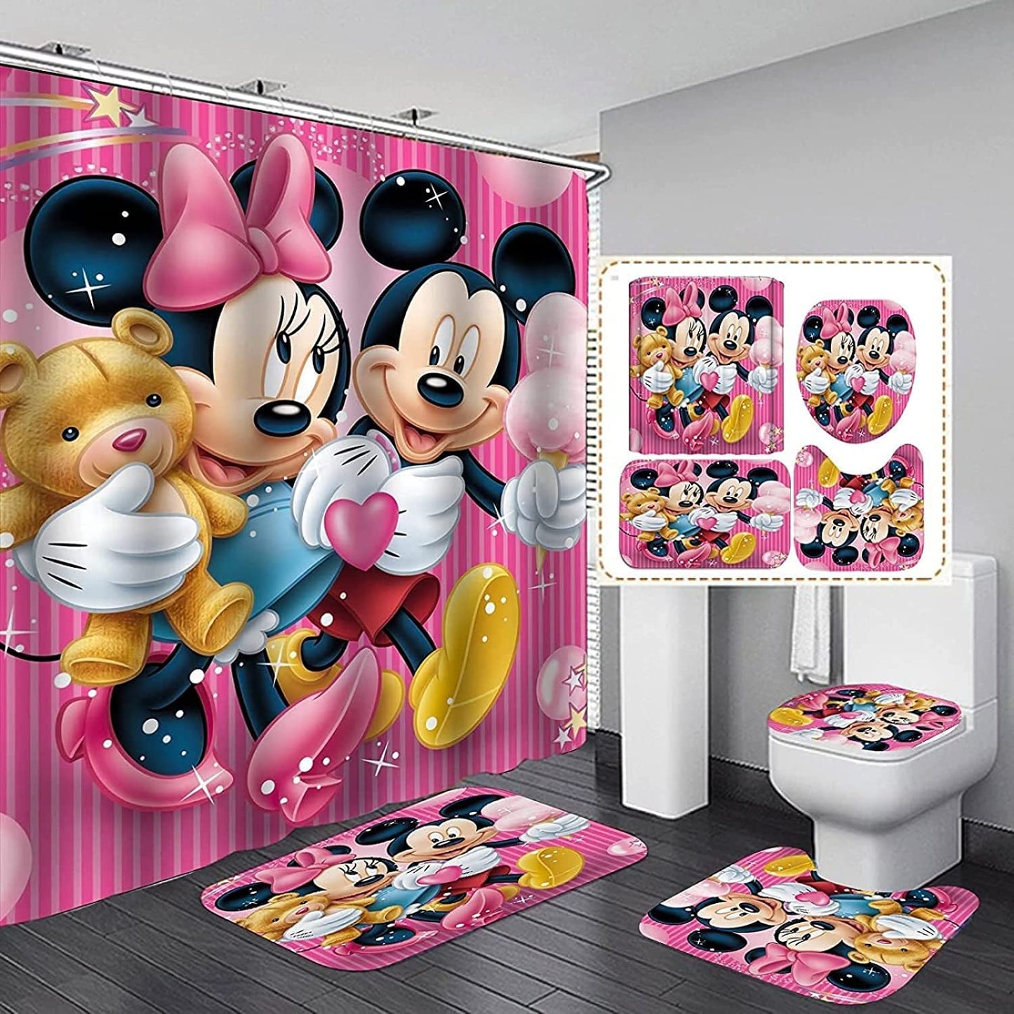 mickey mouse bathroom set