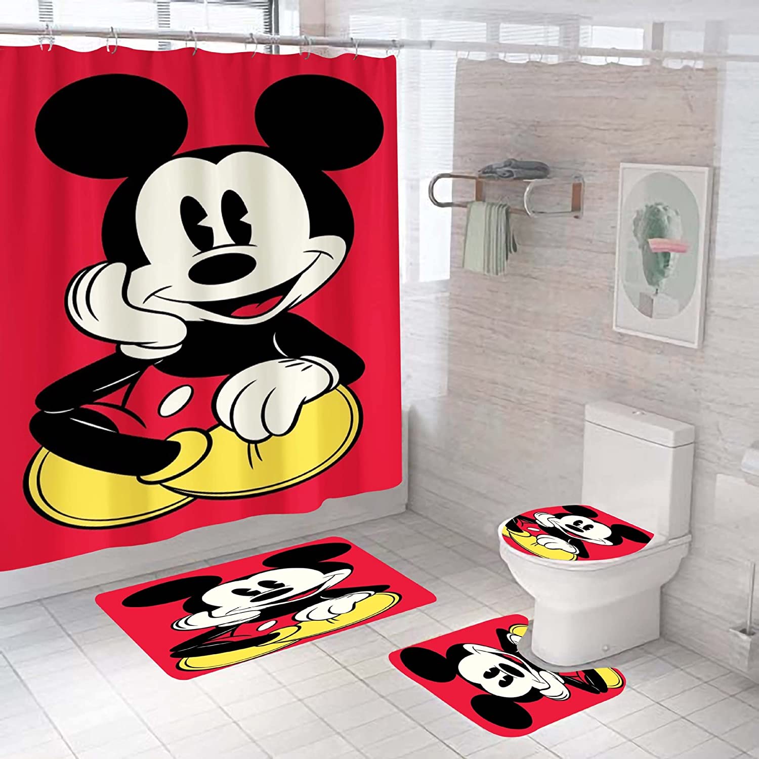 mickey mouse bathroom set