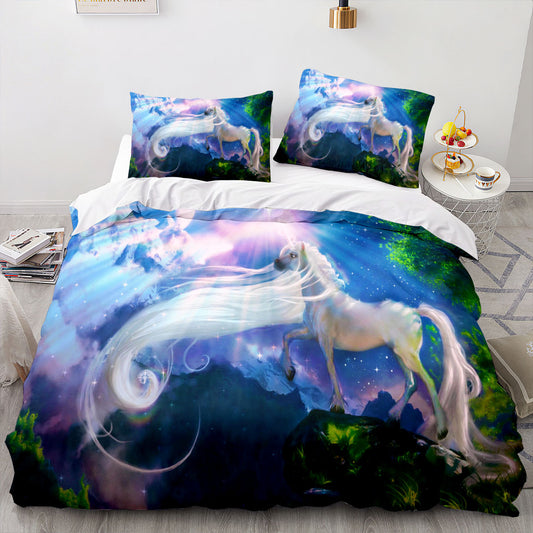 unicorn bed set