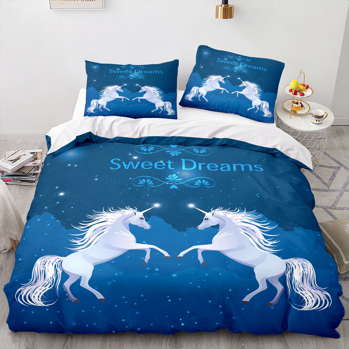 unicorn bed set