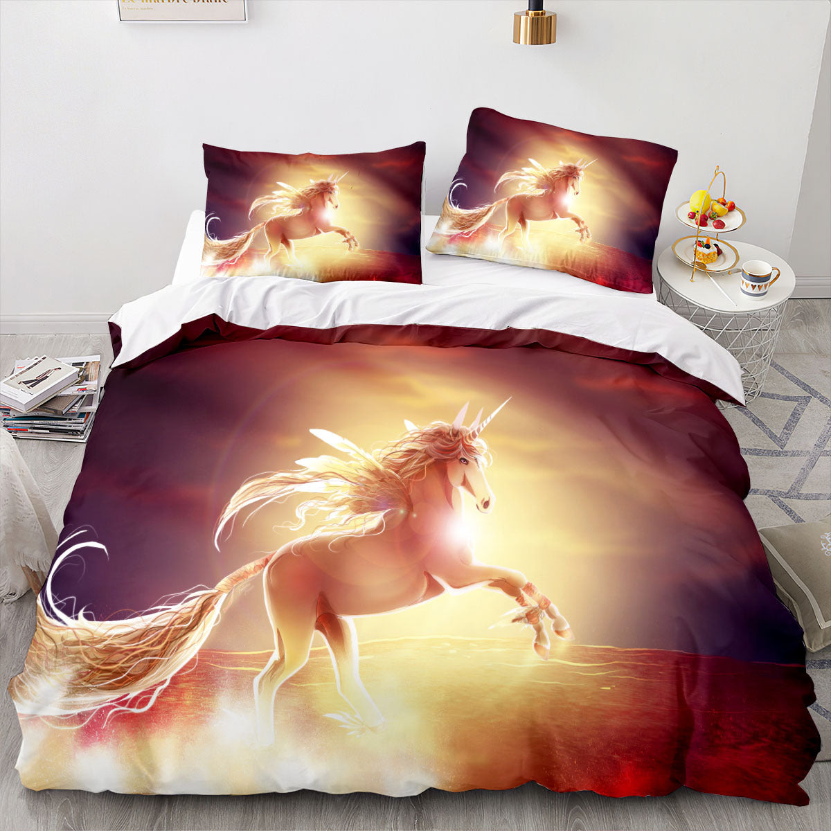 unicorn bed set