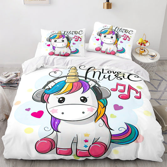 unicorn bed set