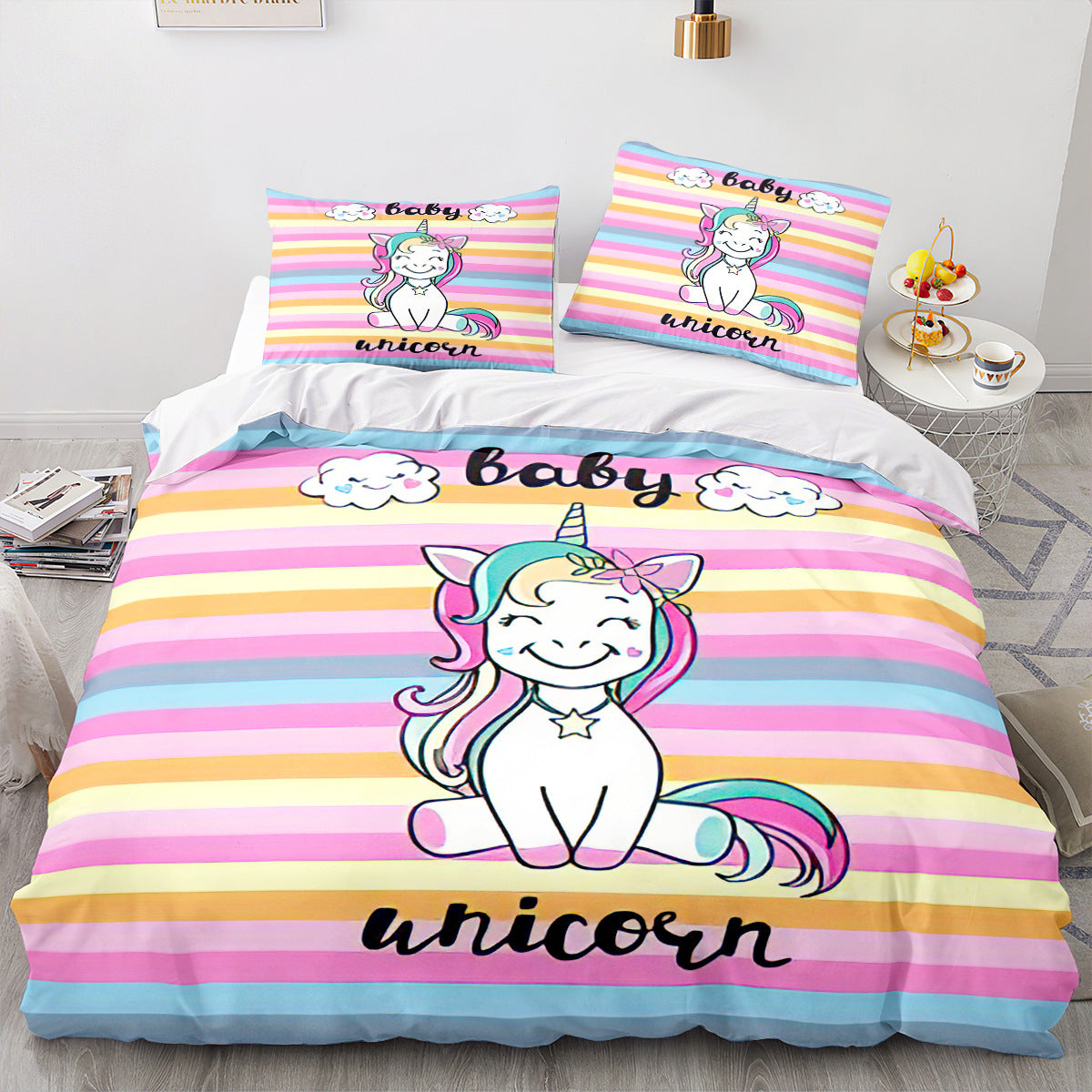 unicorn bed set