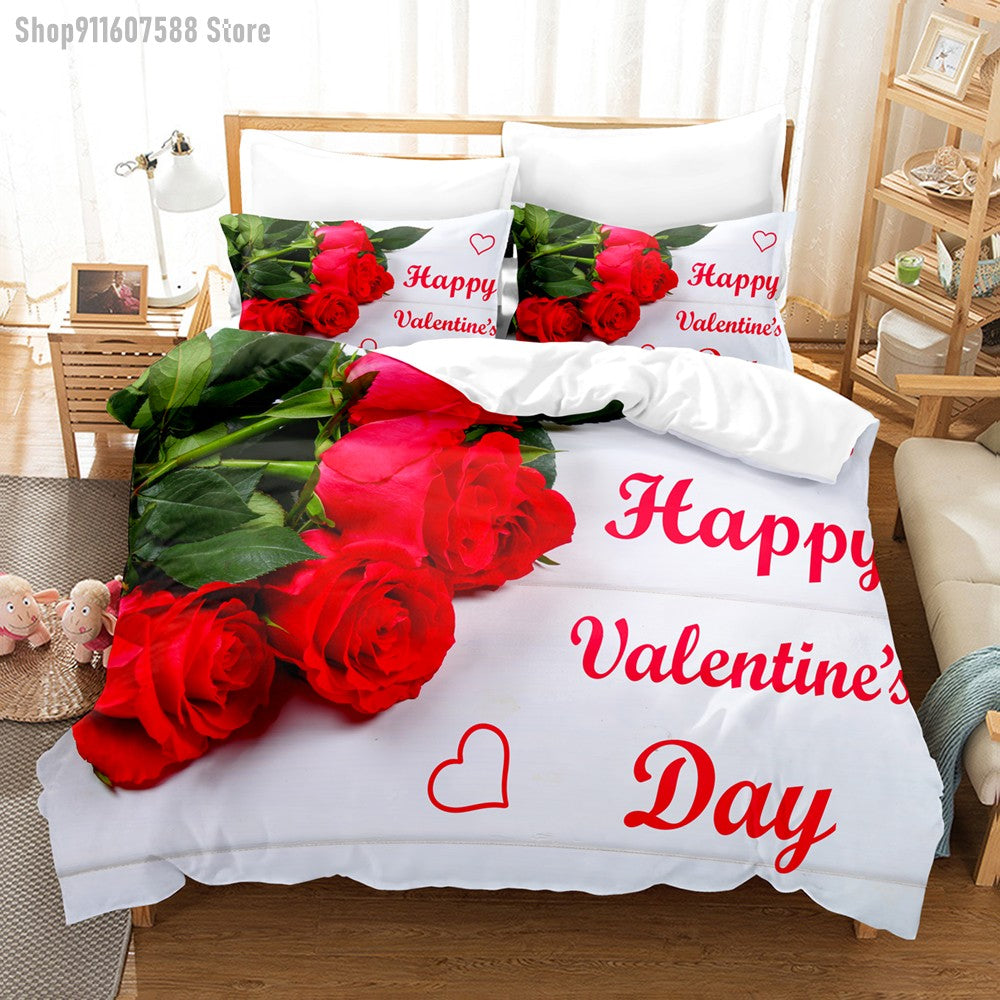 valentine's day comforter set