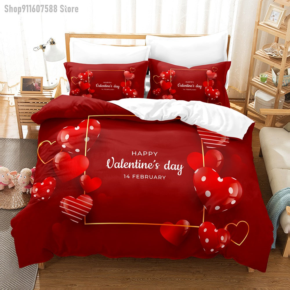 valentine's day comforter set