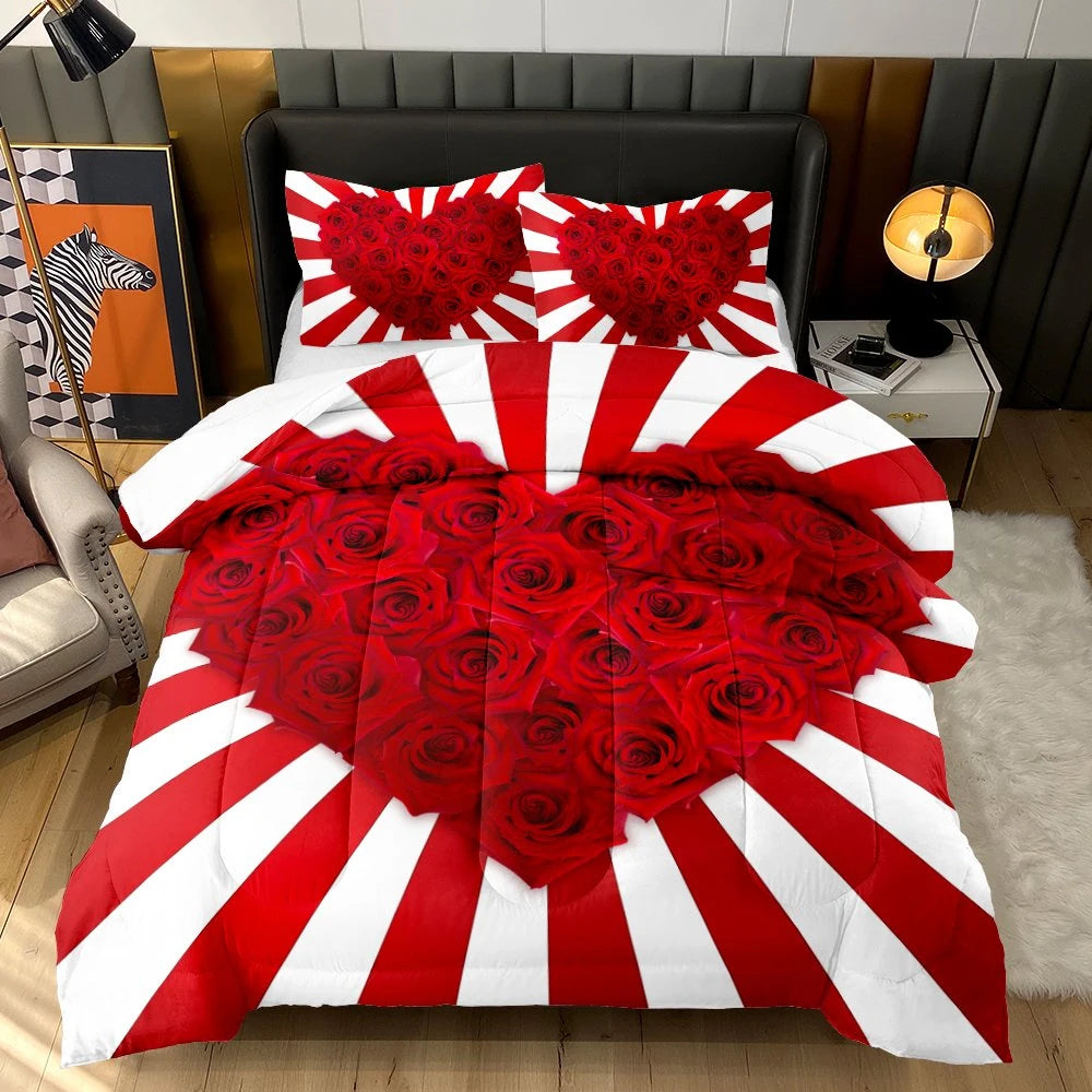 valentine's day comforter set