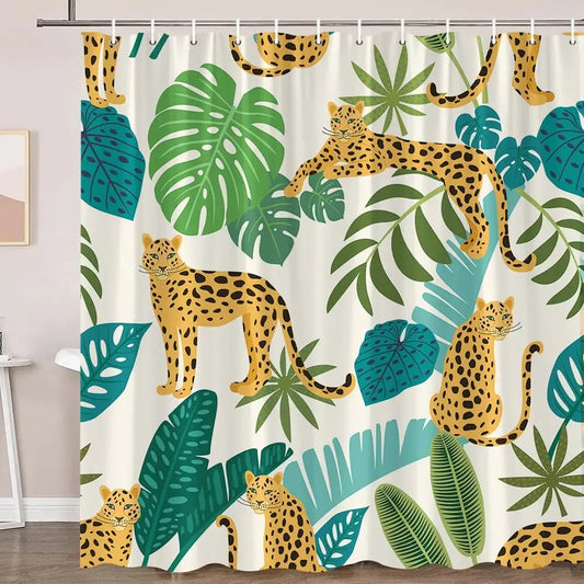 Cheetah shower curtain