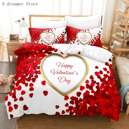 valentine's day comforter set