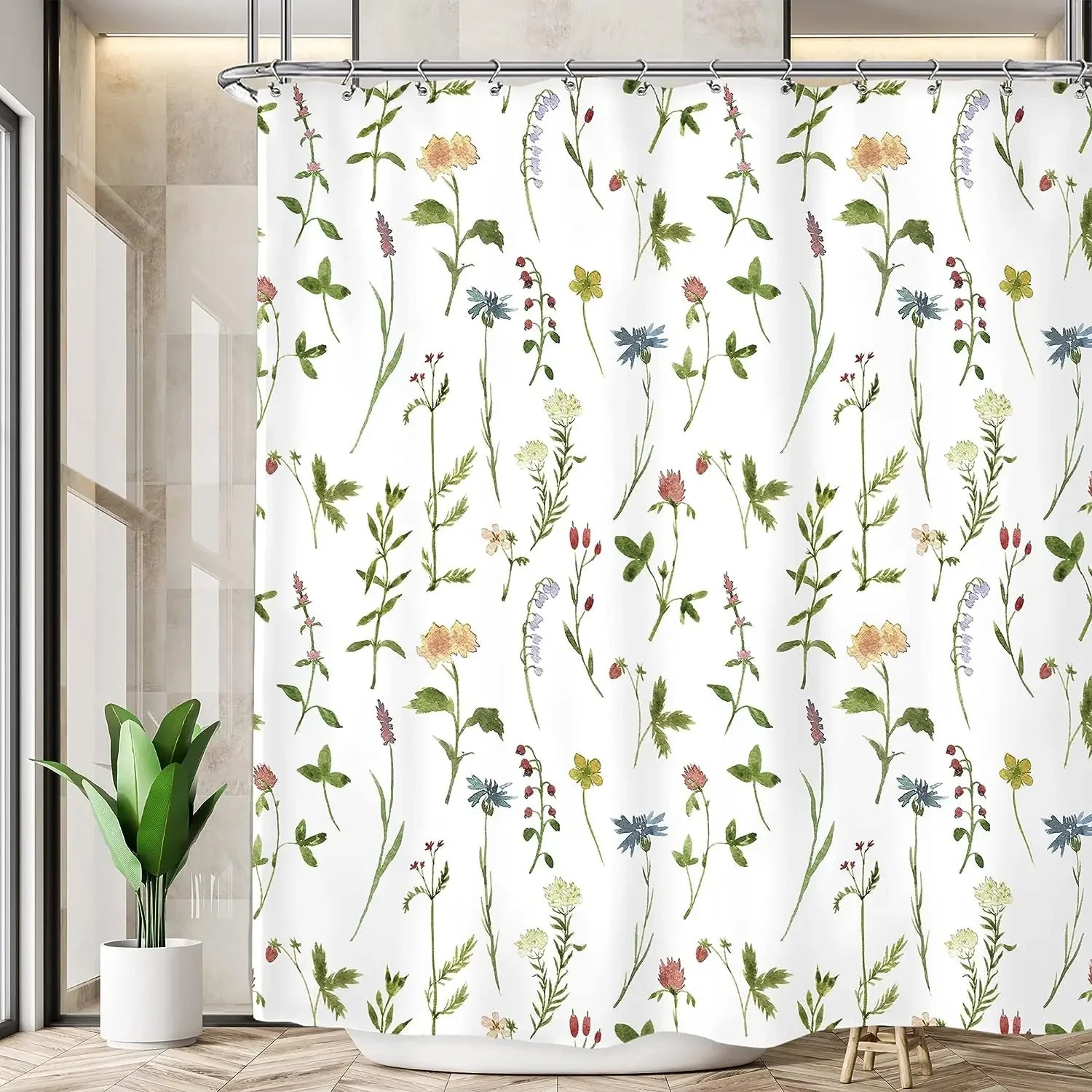 minimalist shower curtain