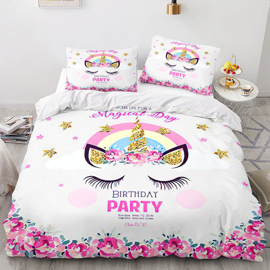 unicorn bed set