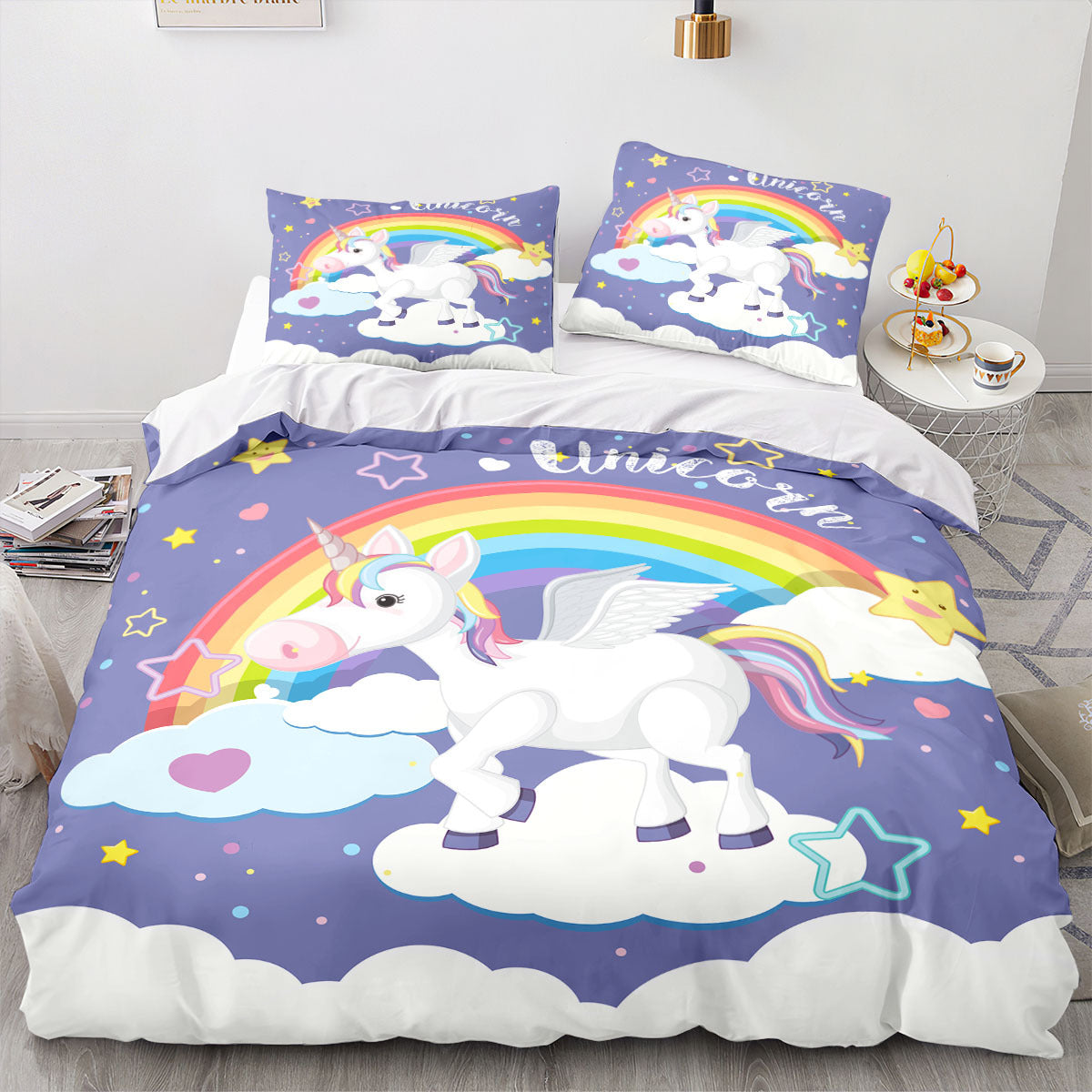 unicorn bed set