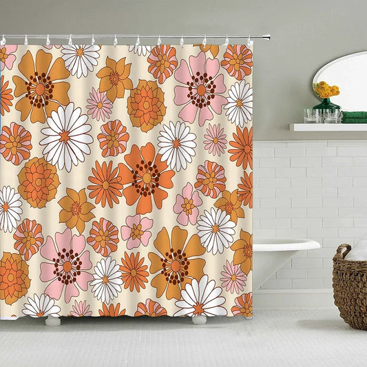 art deco shower curtain