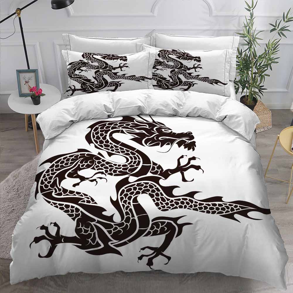 chinese dragon bed