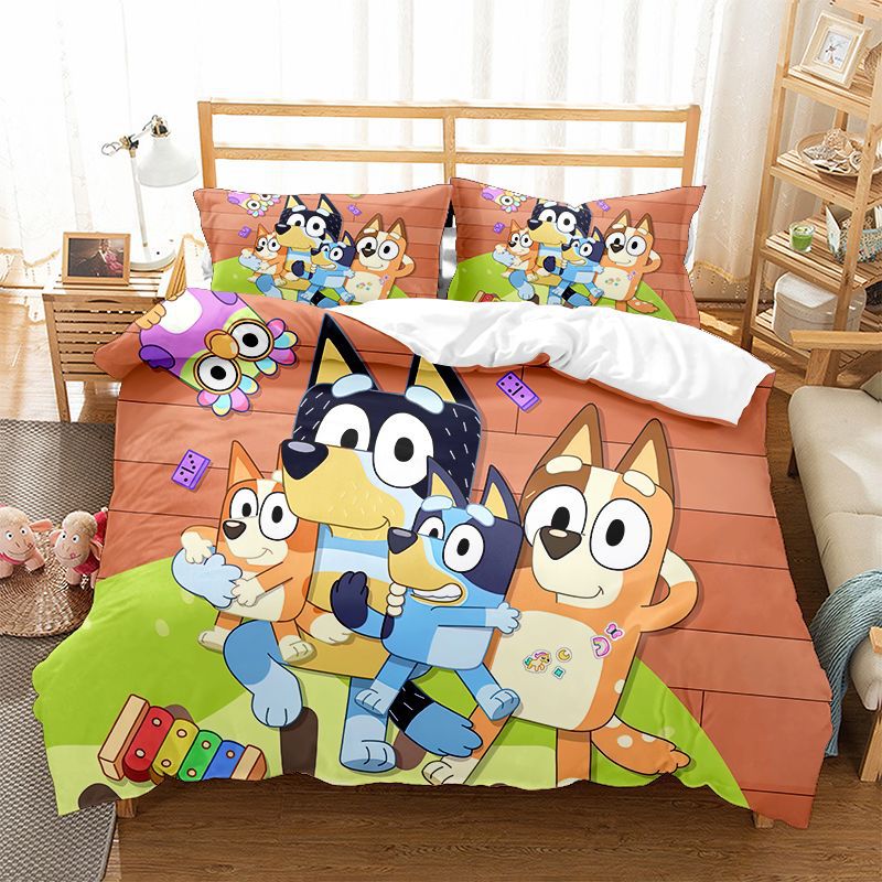 bluey toddler bed set