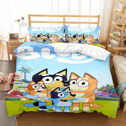 bluey toddler bed set