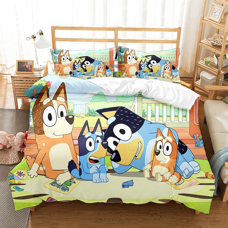 bluey toddler bed set