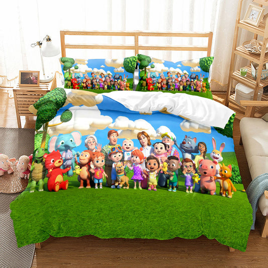 cocomelon bed set