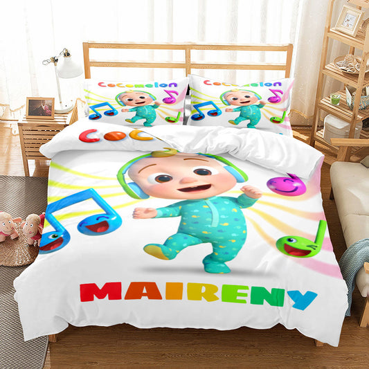 cocomelon bed set