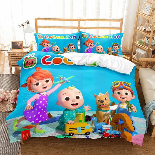 cocomelon bed set