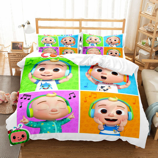 cocomelon bed set