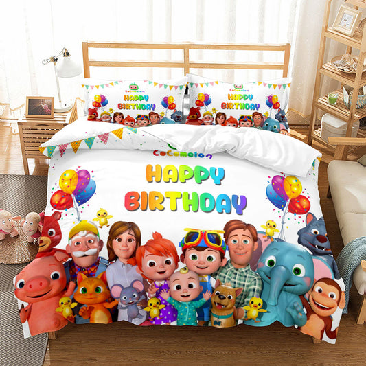 cocomelon bed set