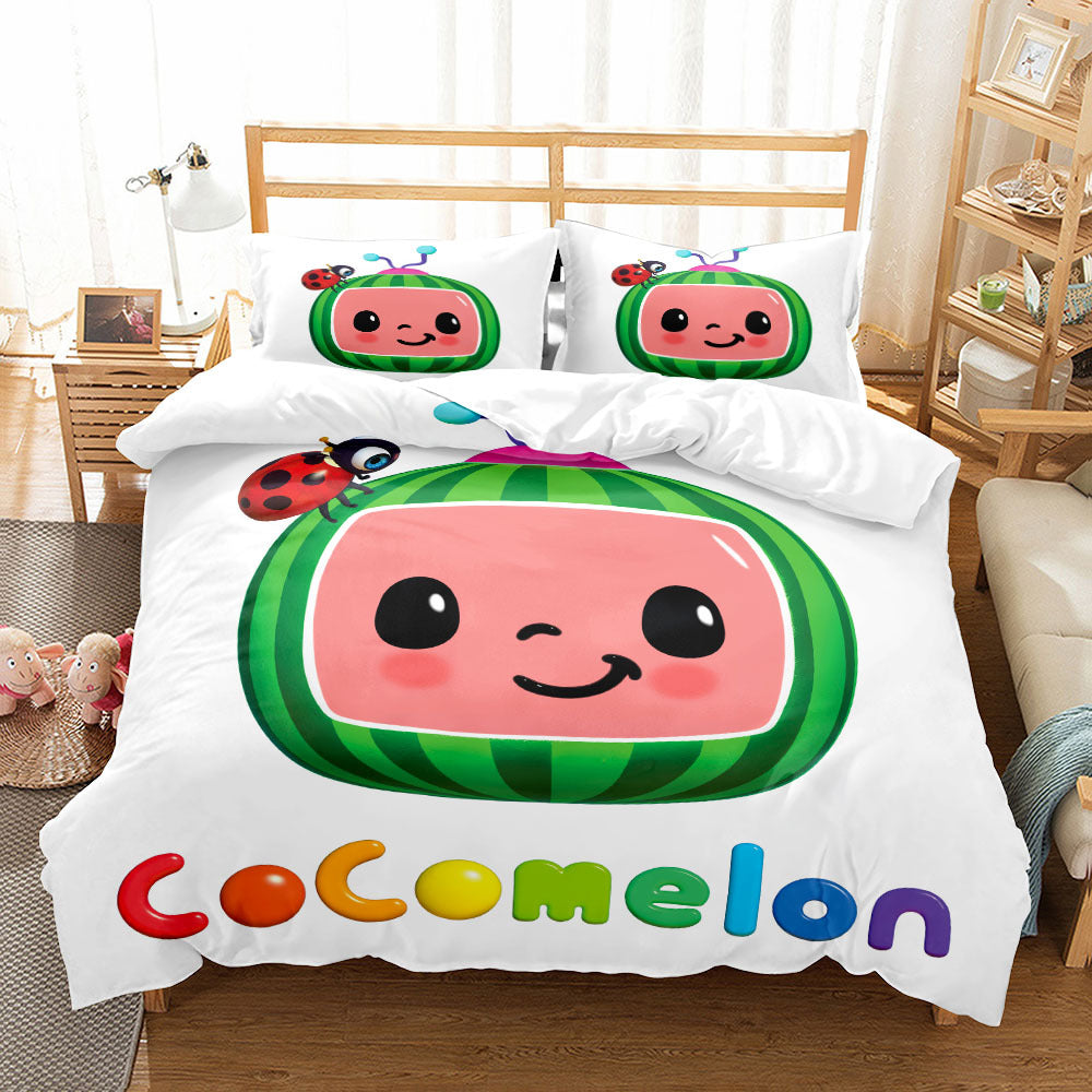 cocomelon bed set