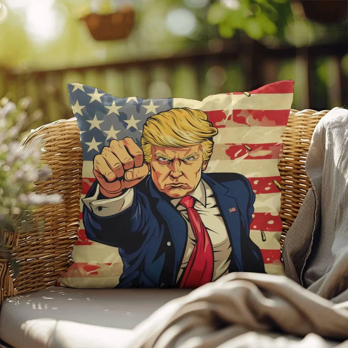 trump pillow 2024 design Multi Color majestic