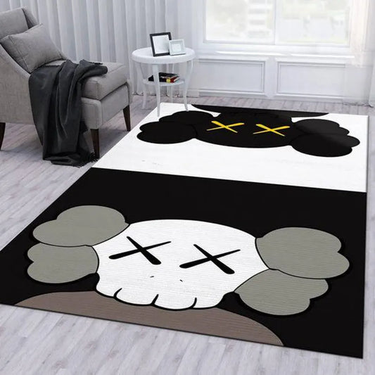 kaws area rug