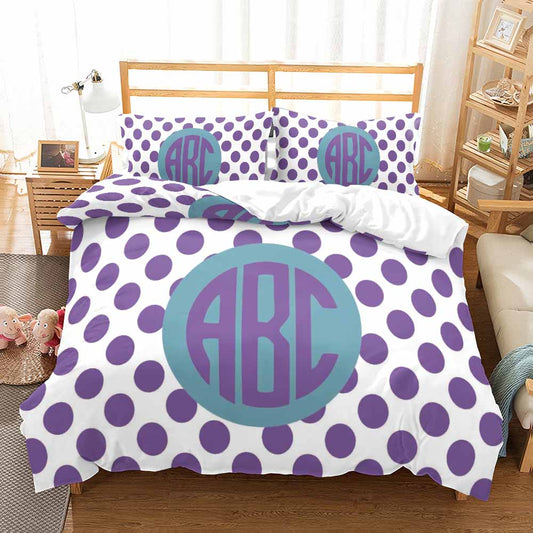 monogram comforter