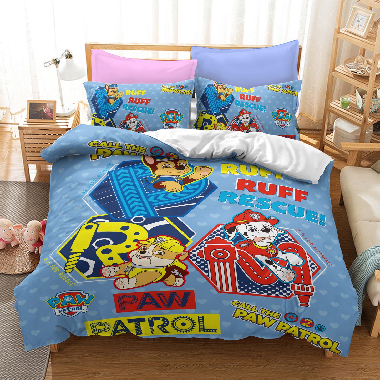 paw patrol bed set